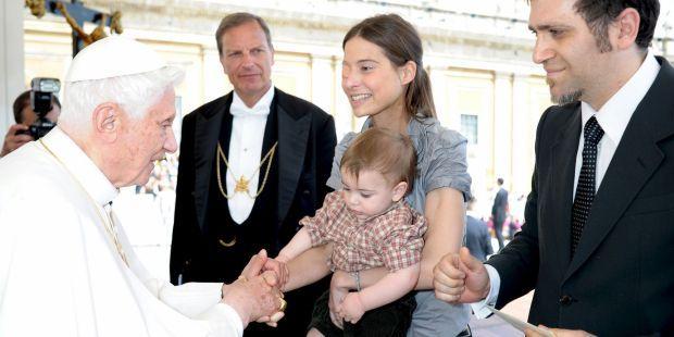 Chiara Corbella y su familia